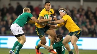 Israel Folau on the attack for Australia