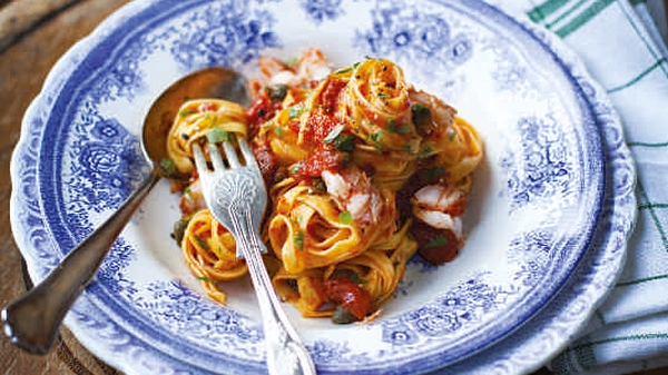 Chilli and Tomato Crab Pasta