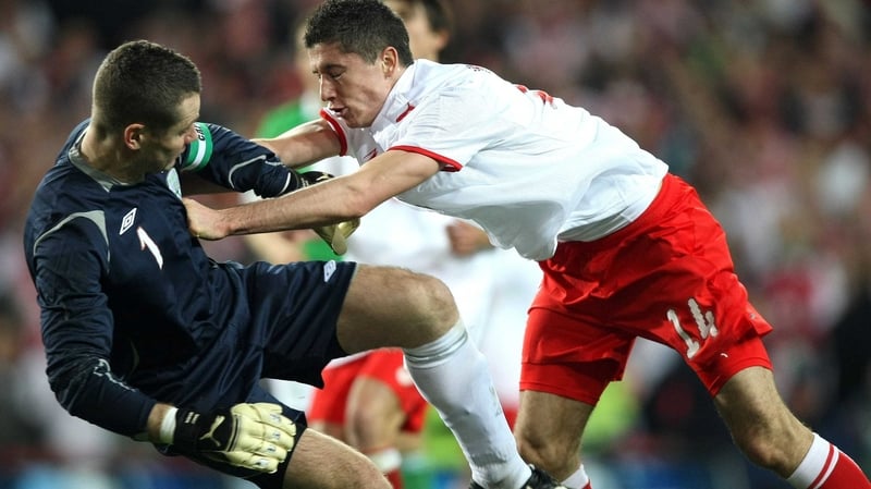 Poland's star man Robert Lewandowski
