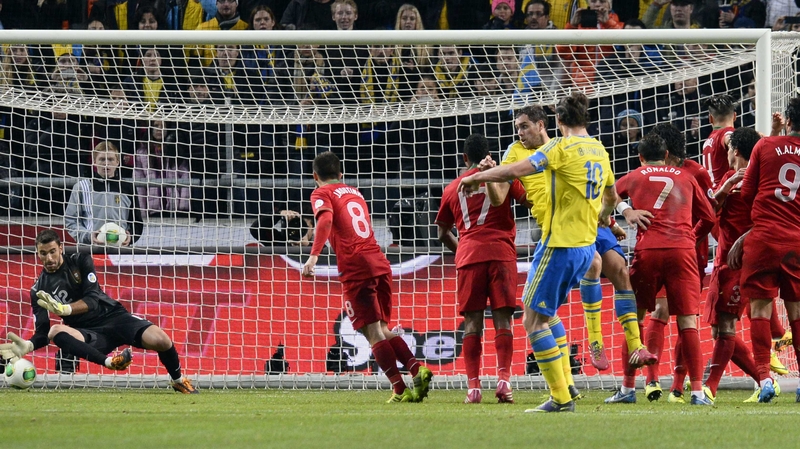 Zlatan Ibrahimovic was in a typically immodest mood after Sweden missed out on the World Cup