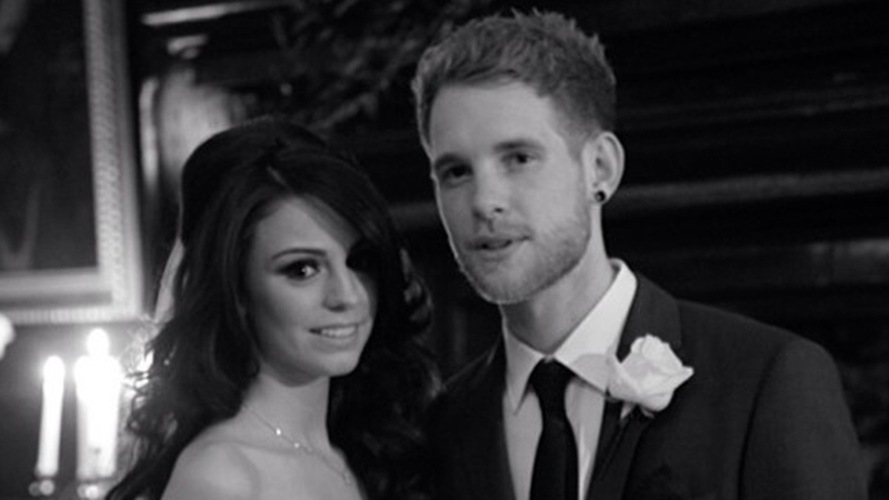 Cher Lloyd, Craig Monk on their wedding day