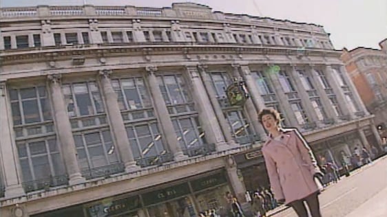 Jennifer Keegan outside Clerys, 1995