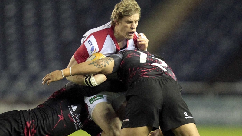Andrew Trimble takes his place on the wing against Edinburgh