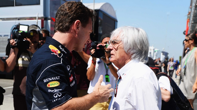 Bernie Ecclestone (r): 'We could have a transitional period. It needs someone who knows the sport'