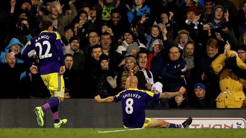 Jonjo Shelvey celebrates netting Swansea's winner