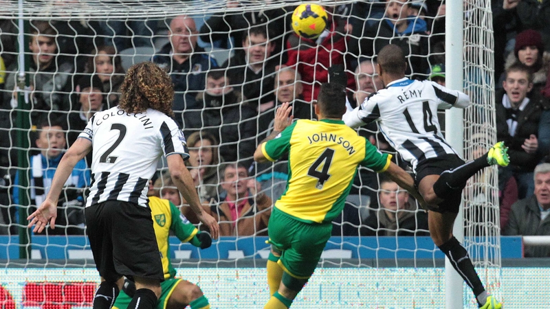 Loic Remy headed home Newcastle's opener