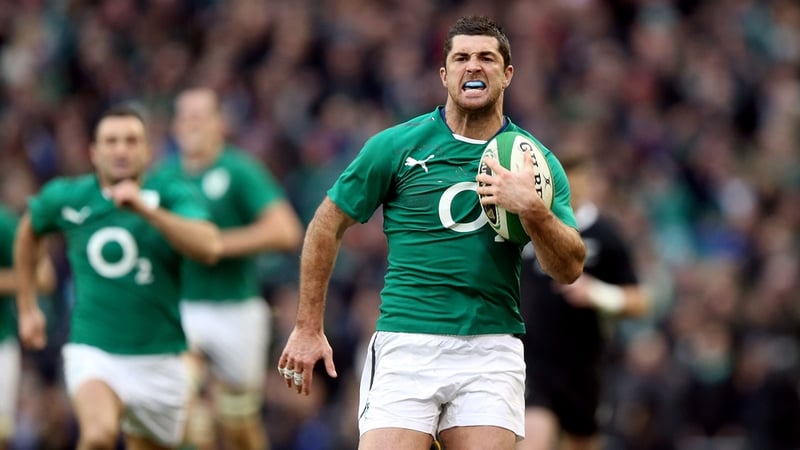 Rob Kearney scored a first-half try against the All Blacks