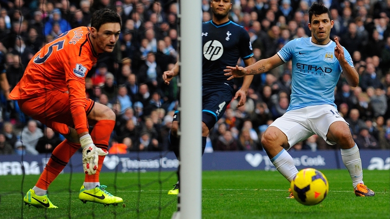 Sergio Aguero slots home for City