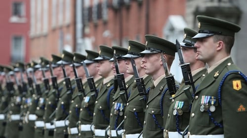 The State Commemoration was held at the Garden of Remembrance to mark the founding of the Irish Volunteers