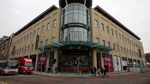 The car bomb was left outside the Victoria Square shopping centre