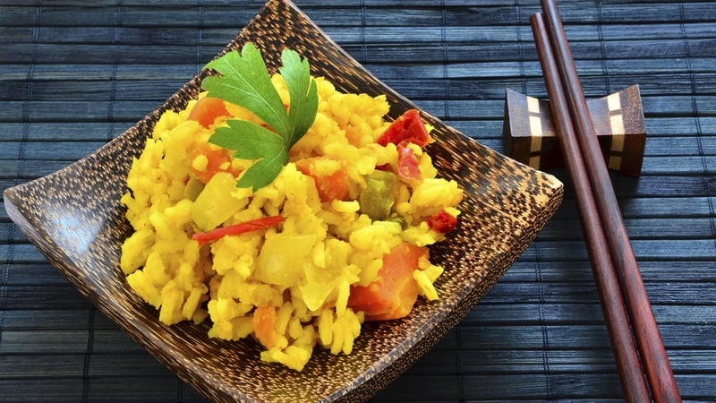 Catherine Fulvio's Saffron Cinnamon Basmati Rice