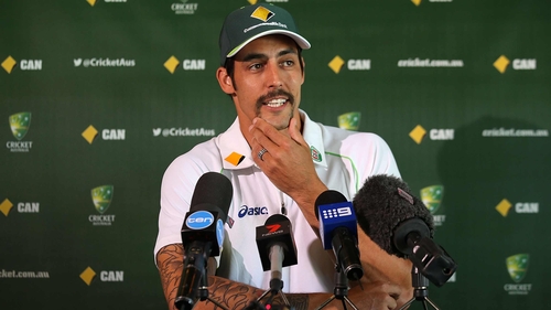 "I think it's worked for us. I definitely think they're rattled by it," Mitchell Johnson said.