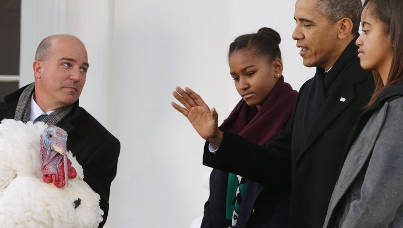 The turkey pardoning ceremony is an annual event at the White House
