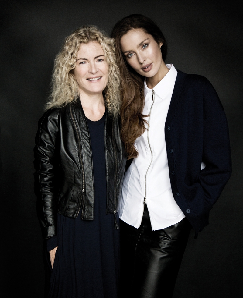 Carolyn Donnelly and model Roz Purcell