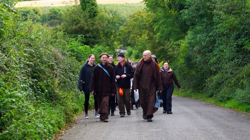 The aim of the retreat was to immerse participants in 'mindful' living