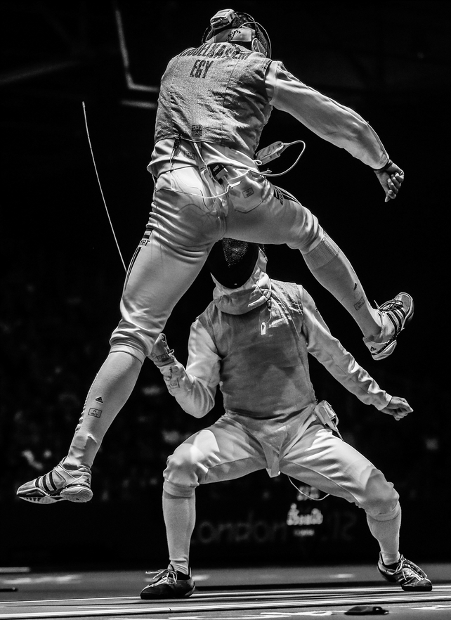 The Golden Touch - Fencing at the Olympics (Sergei Ilnitsky, Russia, European Pressphoto Agency)