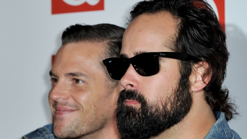 Brandon Flowers and Ronnie Vannucci Jr.