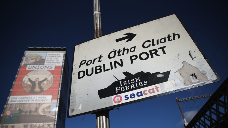 Land would be purchased at Dublin Port and Rosslare to prevent congestion caused by any new custom checks