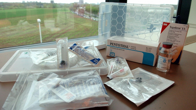 A 'euthanasia kit' available in the 250 Belgian Multipharma's chemist shops for general practitioners who want to practise euthanasia at patients' homes