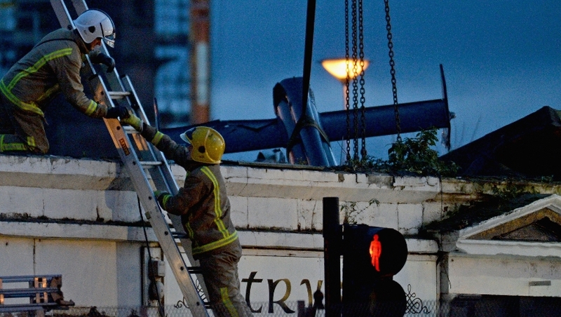 Scotland's top policeman said it is not known how many people are still in the building