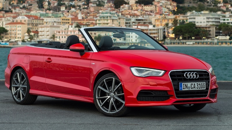 A3 Cabriolet's exterior is beautifully proportioned