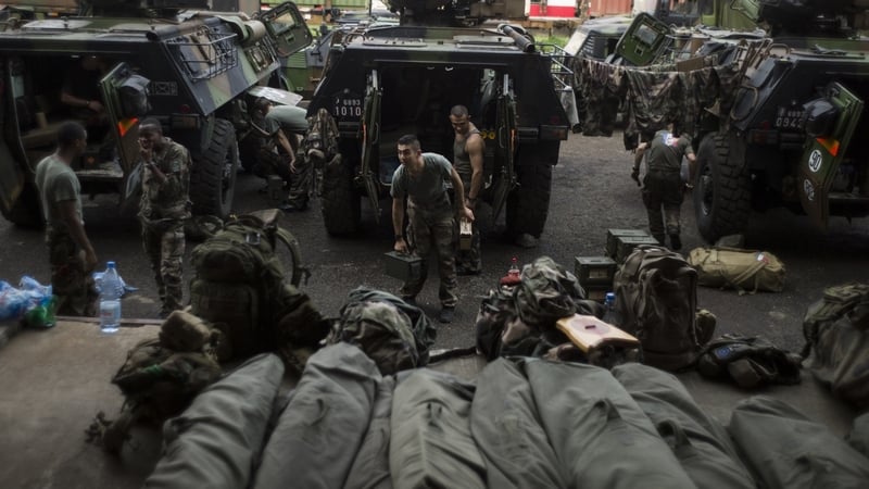 France has begun dispatching troops to the region to quell violence