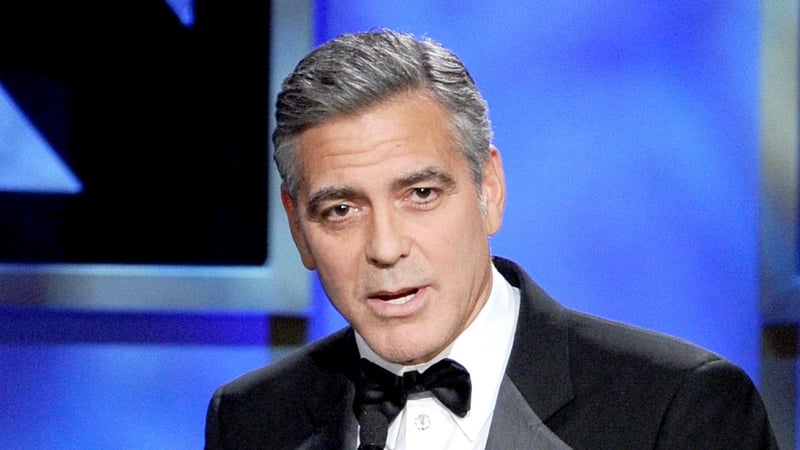 George Clooney: glad to be grey
