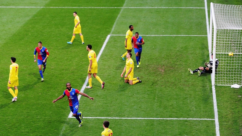 Cameron Jerome celebrates after scoring past Cardiff 'keeper David Marshall