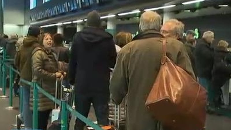 There were fears of further delays for passengers after technical problems with British NATS yesterday