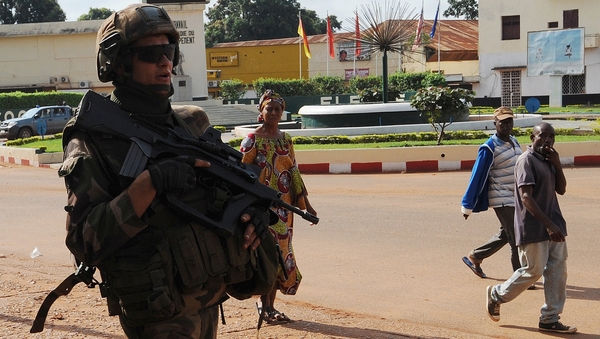 The French army has been deployed to restore stability in Bangui