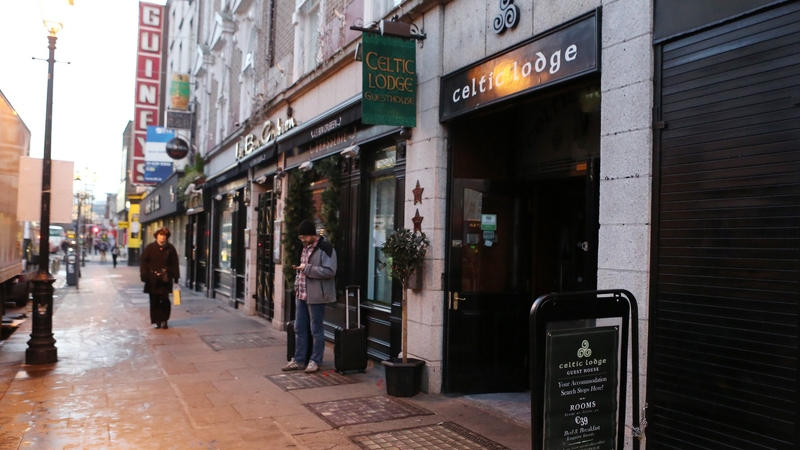 The fire broke out at the Celtic Lodge Guest House (Pic: Photocall/Sam Boal)