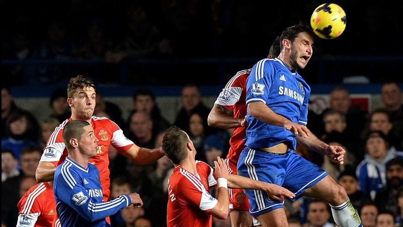 Branislav Ivanovic climbs highest against Southampton