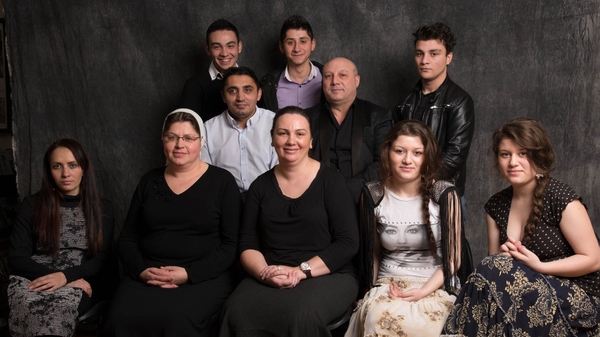 Participants in the 'Roma, One People - Many Lives' project (Pic: James Fraher/Bogfire)