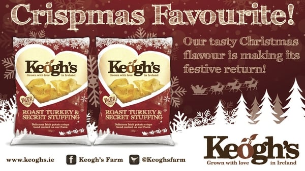 Win a hamper filled with Keogh's crisps and goodies!