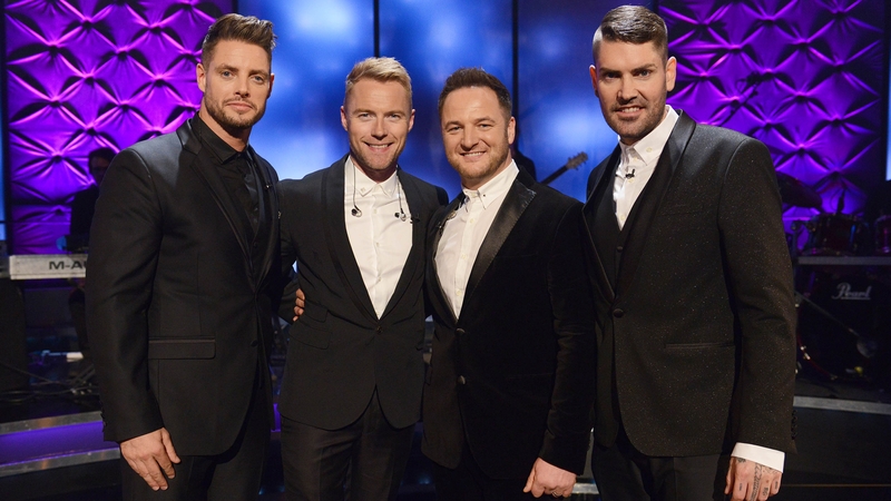 Keith Duffy, Ronan Keating, Mikey Graham and Shane Lynch of Boyzone