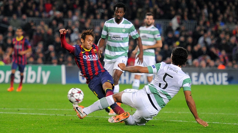 Neymar helped his side put Celtic to the sword