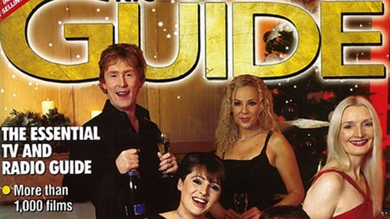 Hector Ó hEochagáin, Orlaith Rafter, Claudia Carroll and Gráinne Seoige, RTÉ Guide, 19 December 2003
