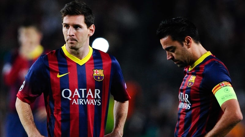 Lionel Messi and Xavi will have Intel logos branded on the inside of their shirts
