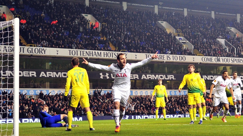 Roberto Soldado hit a hat-trick for Tottenham