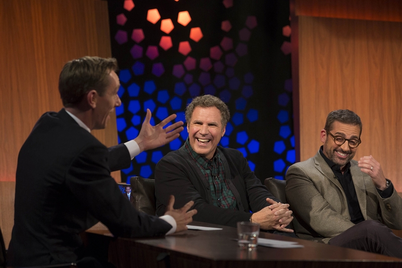 You never know who might drop in on The Late Late Show