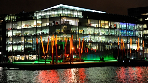 Grand Canal Dock in Dublin city centre