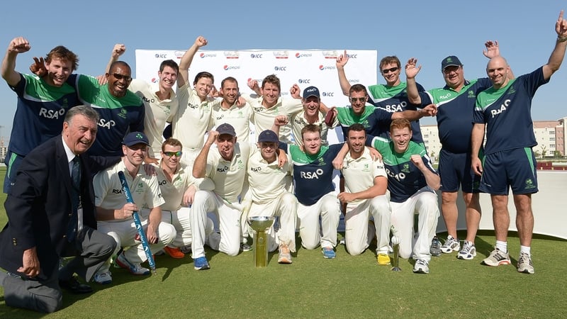 Max Sorenson claimed the decisive wicket for Ireland