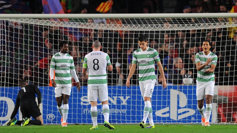 Celtic suffered 6-1 humiliation in Barcelona