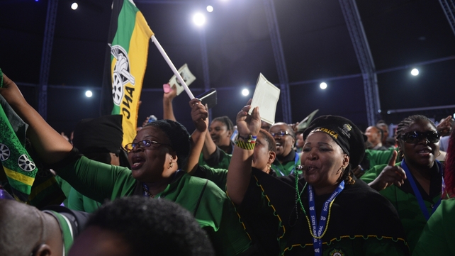 Members of the African National Congress attending the ceremony