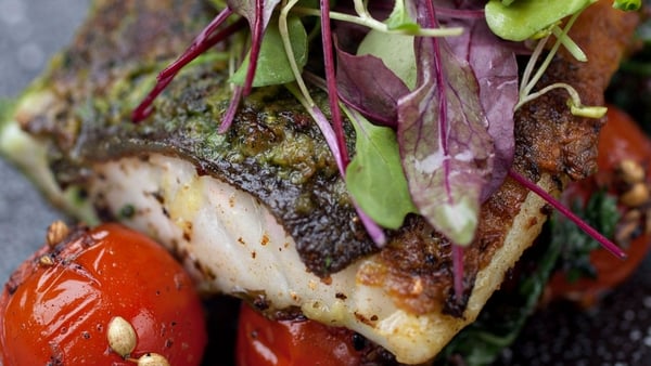 Pan-fried Brill with Green Spice Paste and Oven-Ro