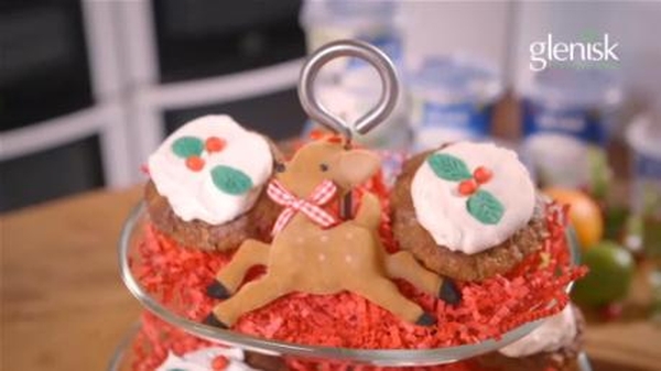 Festive muffins from Glenisk