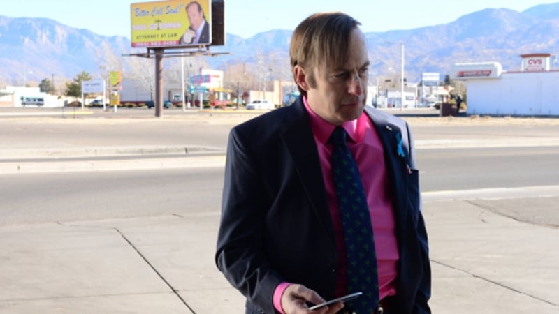 Bob Odenkirk as loveable rogue lawyer Saul Goodman