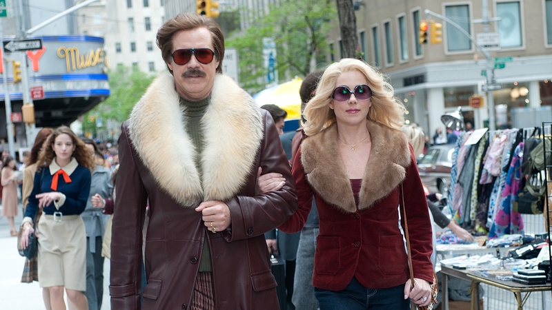Will Ferrell and Christina Applegate in Anchorman 2: The Legend Continues