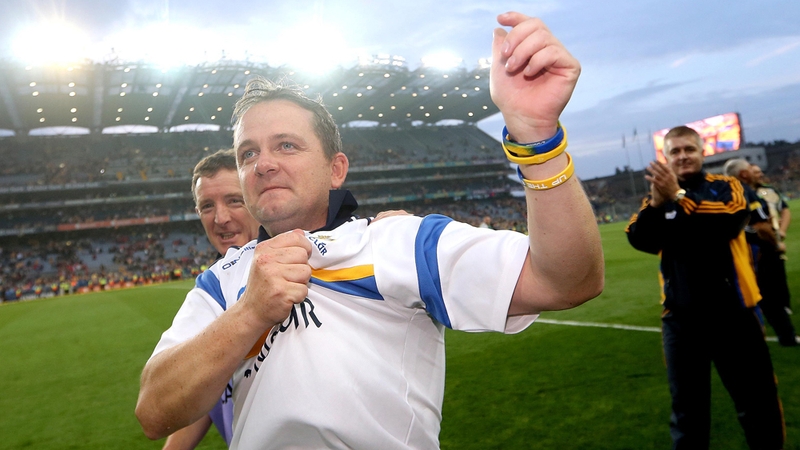 Manager Davy Fitzgerald led Clare to the All-Ireland hurling title in 2013