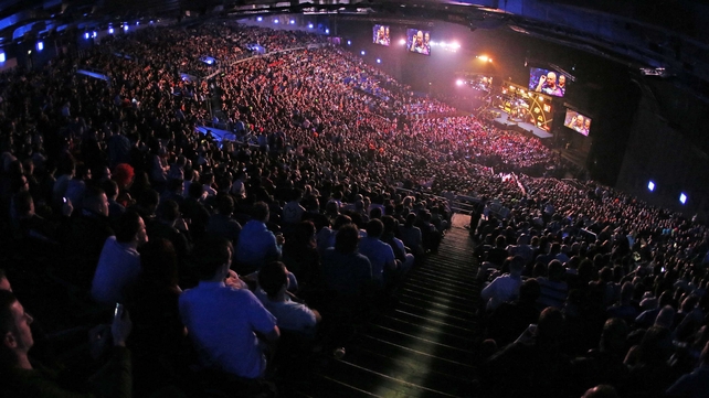 Another huge crowd attended the Premier League darts when it returned to the O2 in Dublin